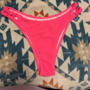 Pink bikini bottom